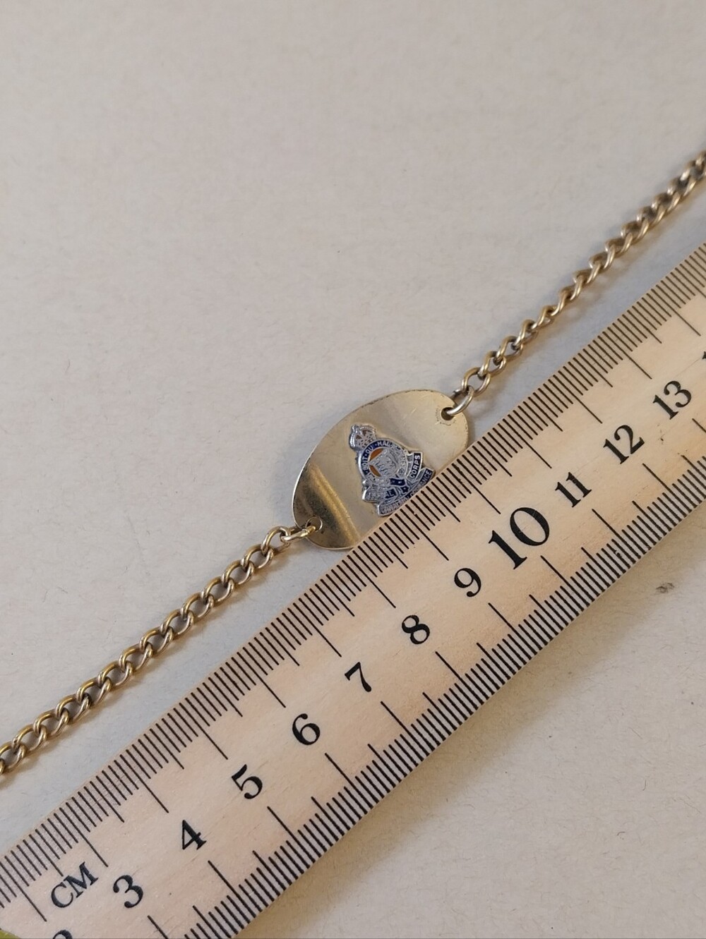 Vintage Sterling Silver WWII Sweetheart Bracelet & Broosh - Picture 6 of 11